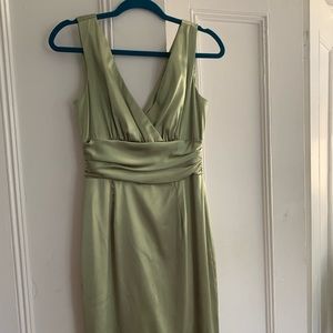 Satin old Hollywood glamour dress